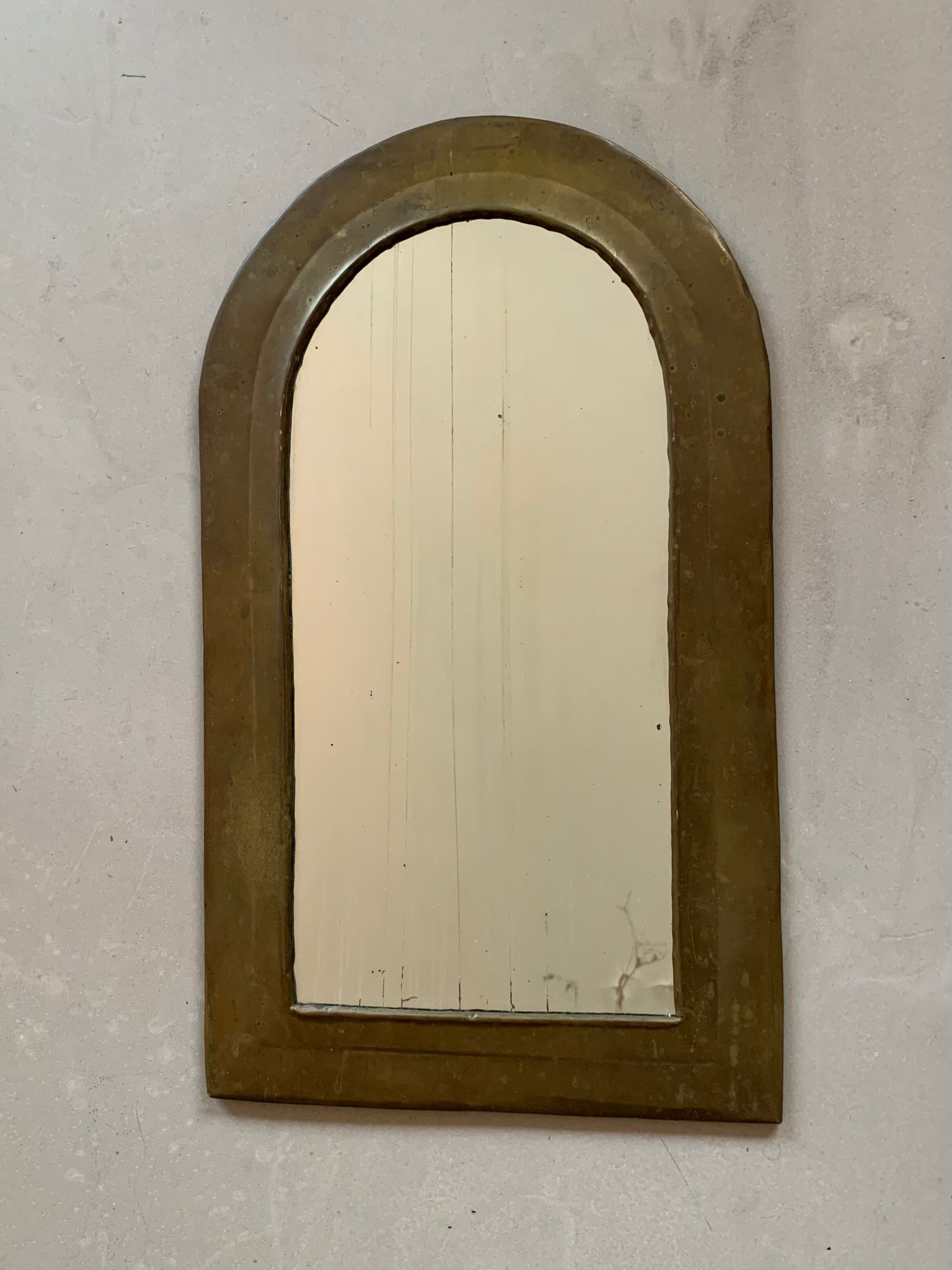 Bronze arch mirror