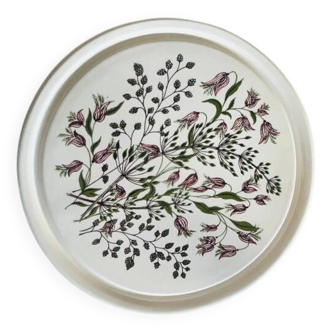 Assiette en faïence décor Rouen – Artisanat peint main