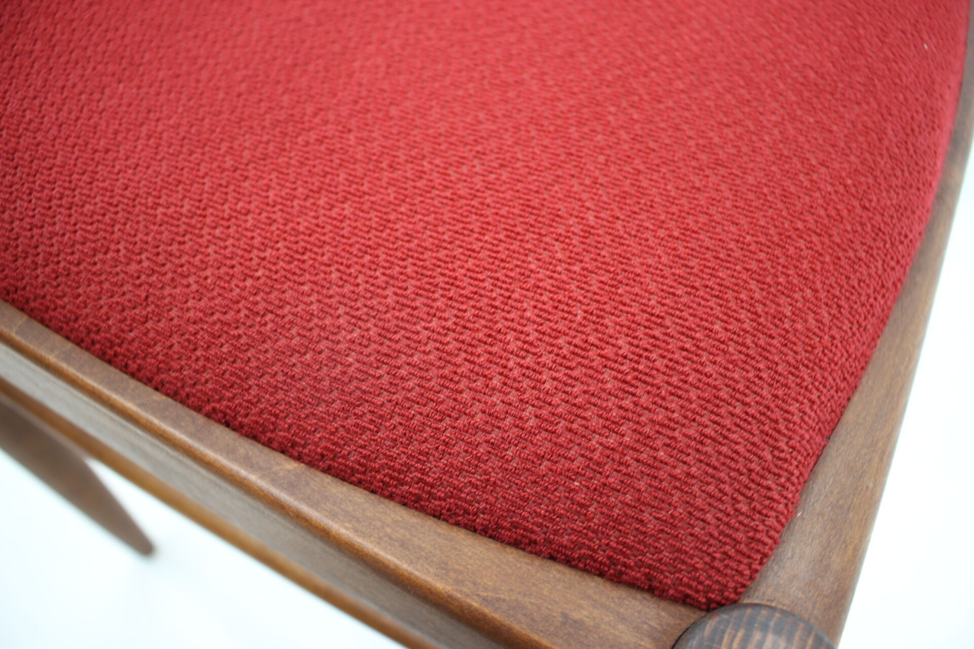 1970s Set of 4 Minimalist Dining Chairs by Drevotvar, Czechoslovakia