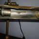 Antique brass notary lamp, desk lamp.
