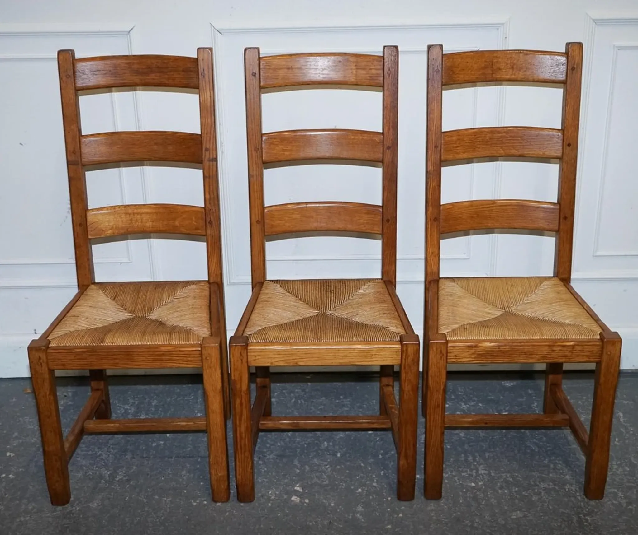 Vintage Dining Chairs, France, 1950s, Set of 6