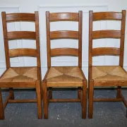 Vintage Dining Chairs, France, 1950s, Set of 6