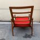 Paire de fauteuils en teck style scandinave, années 70