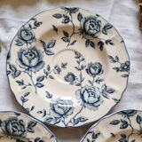 Trio of earthenware saucers