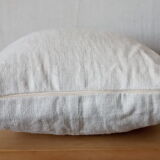 Old hemp canvas cushion 45x45 cm