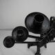 Antique wrought iron candlestick, brutalist candle holder, vintage candlestick