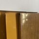 Self vintage metal wall shelf imitation wood in string or tomado style