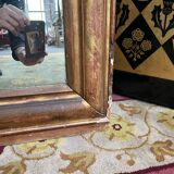 Louis Philippe period mirror with 19th leaf