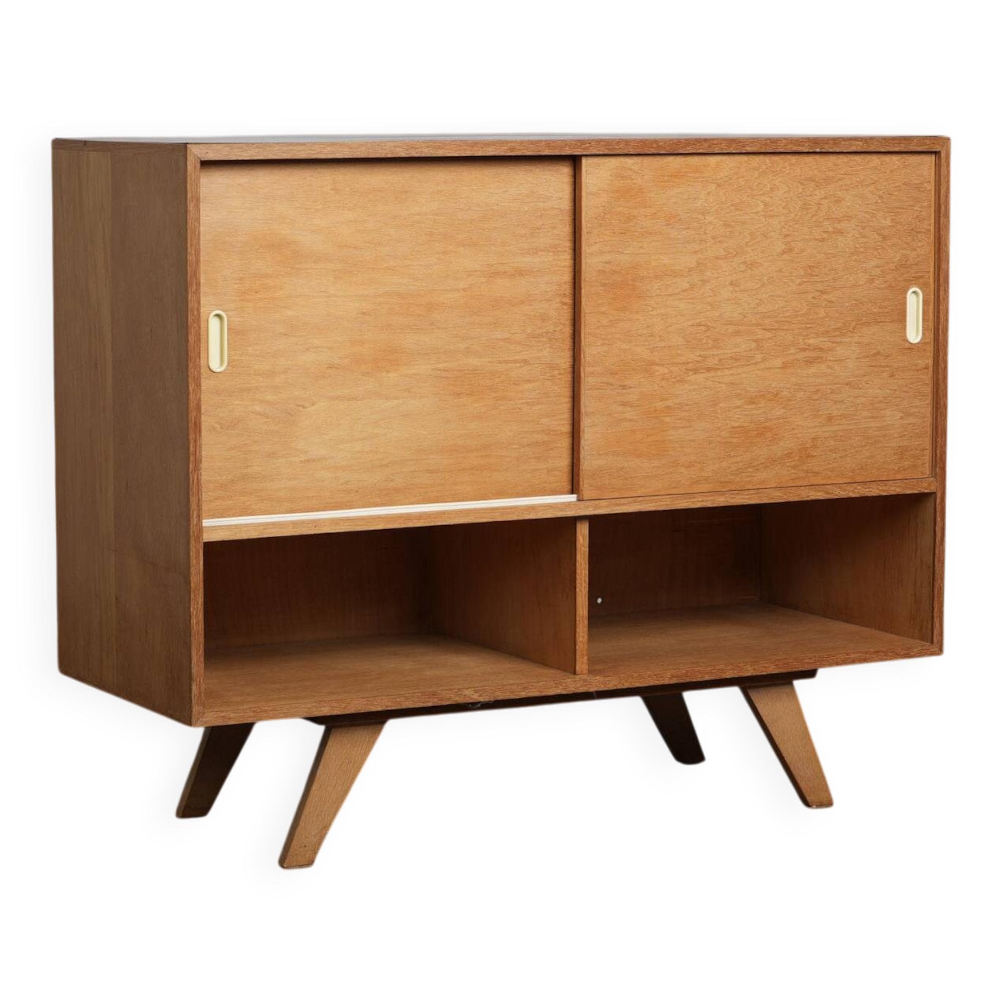 Sideboard with sliding doors, Czechoslovakia, 1960s