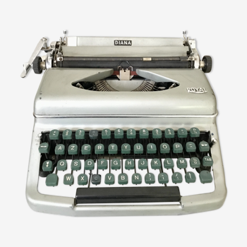 Machine à écrire Royal Diana circa 1950