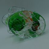 Cup has blown glass jewelry