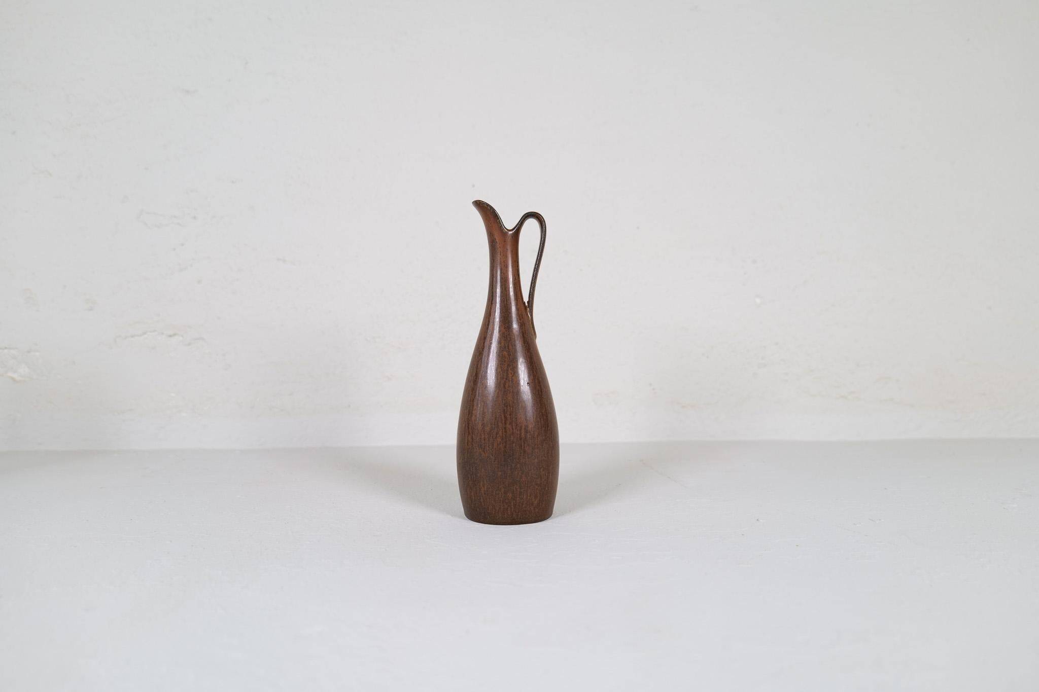 Mid-century modern set of 3 ceramic pieces by Rörstrand Gunnar Nylund, Sweden, 1950s.
