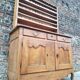 Antique sideboard, solid wood farmhouse furniture.