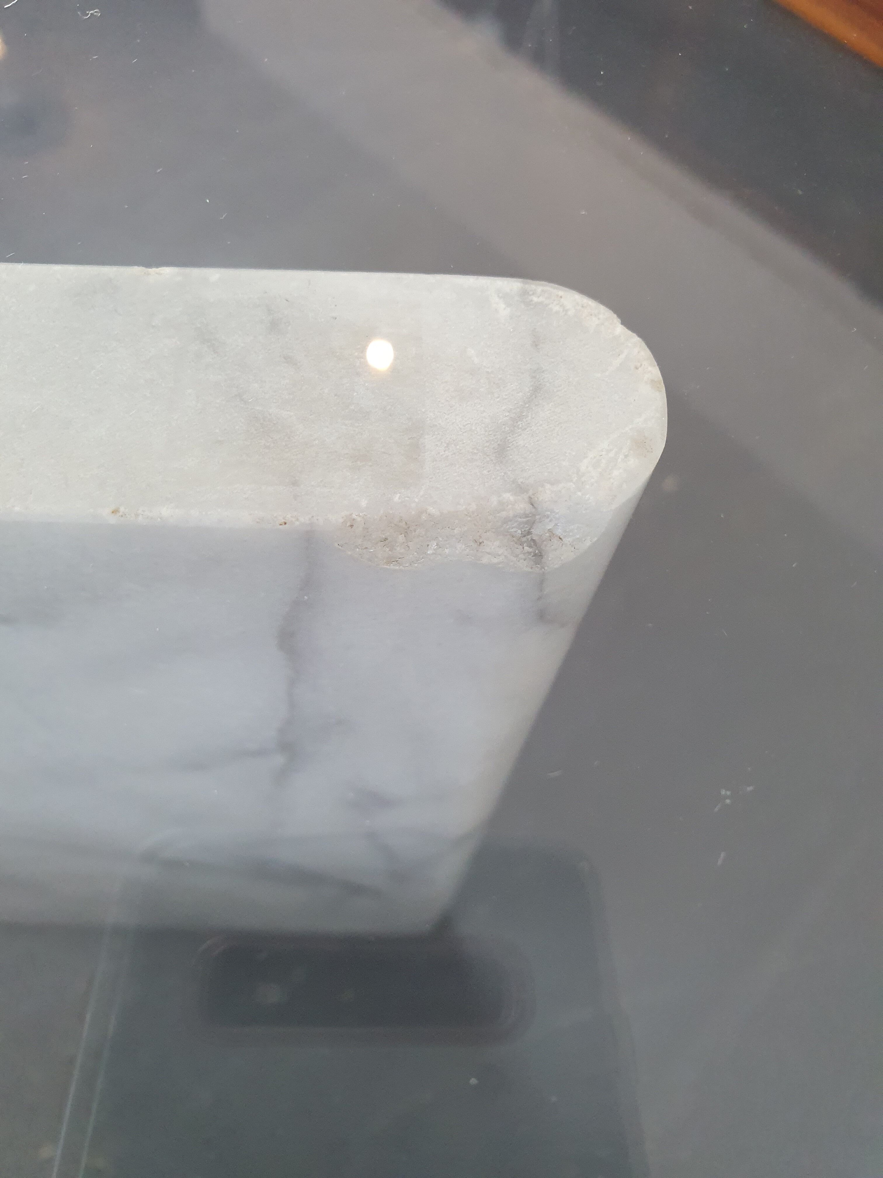 Dining table marble legs Roche Bobois