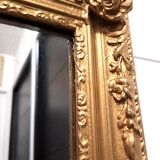 Gilded carved wooden mirror