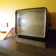 Philips vintage TV, lacquered wood frame -Holland- 50s