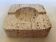 Ashtray catch-all in travertine