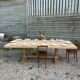 Grande table en bois brut ( 12 personnes )