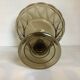 Old smoked molded glass foot cup