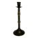 Large candlestick made of sheet metal and brass