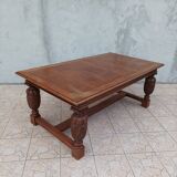 Renaissance style oak table