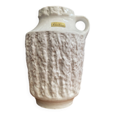 White fat lava vase by Carstens West Germany model 222-20 1970s