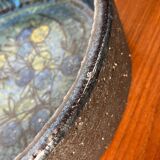 Large studio pottery bowl in modern mid-century Danish style by Bangholm, 1960s.