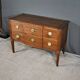 Commode Sauteuse en Noyer, époque Louis XVI – Fin XVIIIe