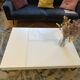 White Chiva coffee table from Bo Concept