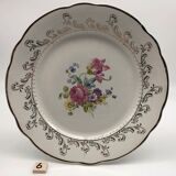 6 flat plates "Digoin Sarreguemines" model Arabesques