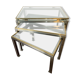 Guy Lefevre pull-out tables for Maison Jansen, 1970