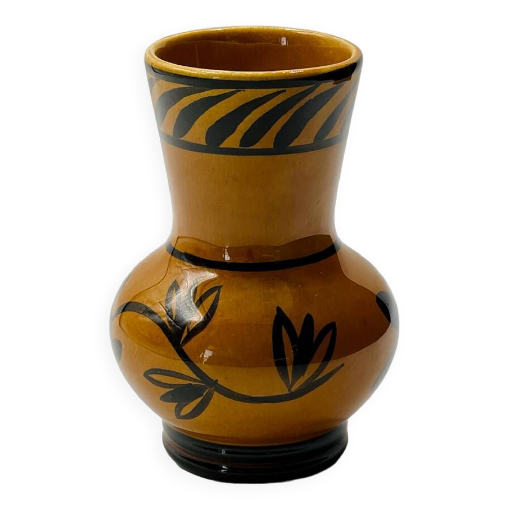 Hand painted vase 1950