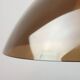 Lampe Space Age en forme d'ovni marron rare de Guzzini, années 1970