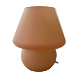 Opal glass mushroom lamp