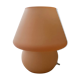 Lampe champignon en verre opale