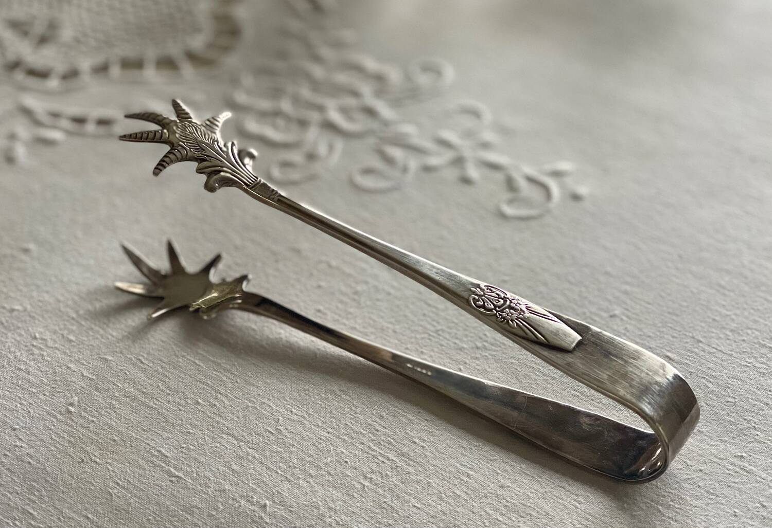 Antique sugar tongs