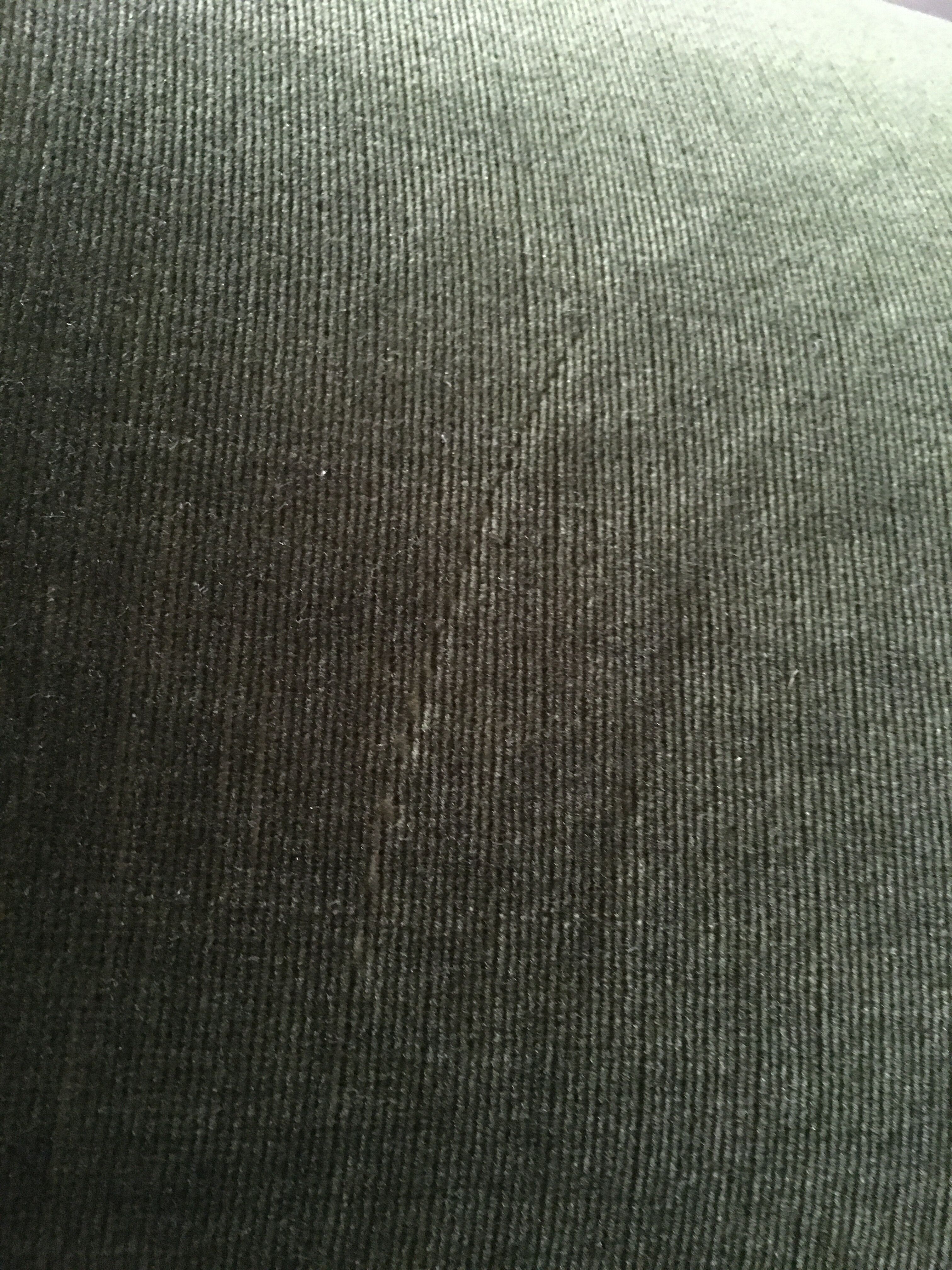 Green velvet toad chair