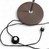 Vintage brown floor lamp with 3 spotlights