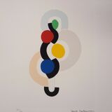 Sonia delaunay: rhythm and dance - lithograph