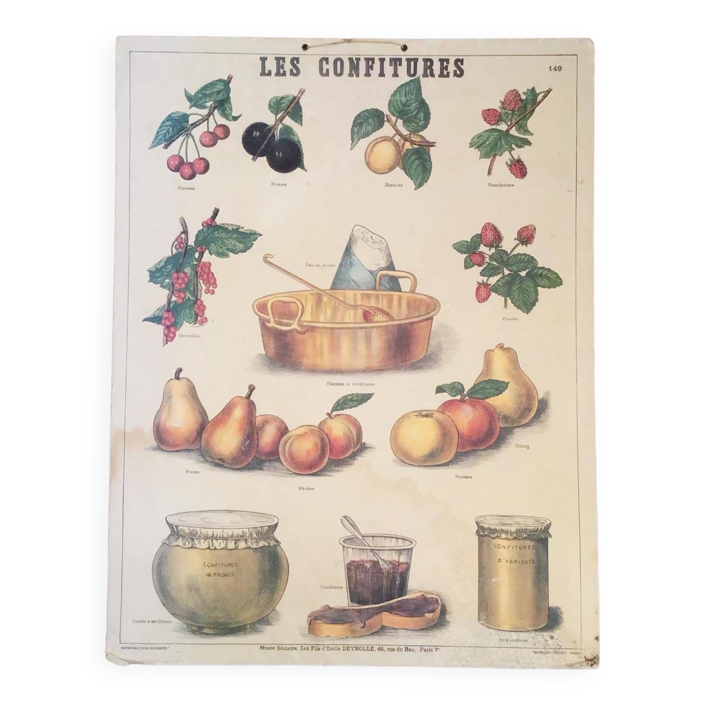 affiche-cartonn-e-vintage-les-confitures-selency
