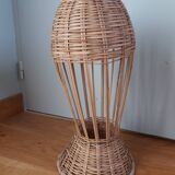 Marotte wicker rattan hat head Senegal