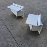 2 B&B Italia bedside tables / night stands