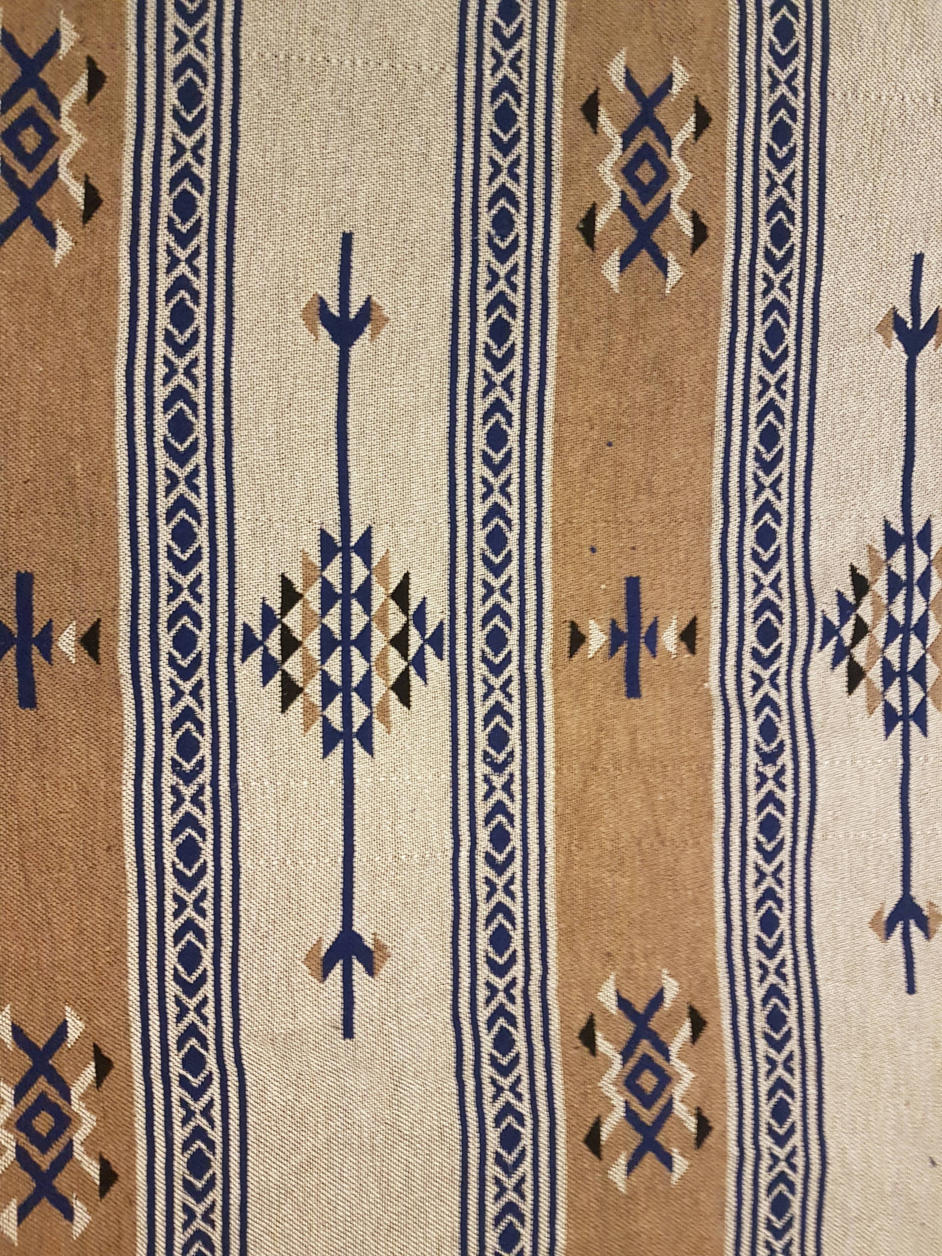 Aztec kilim carpet 99x183cm