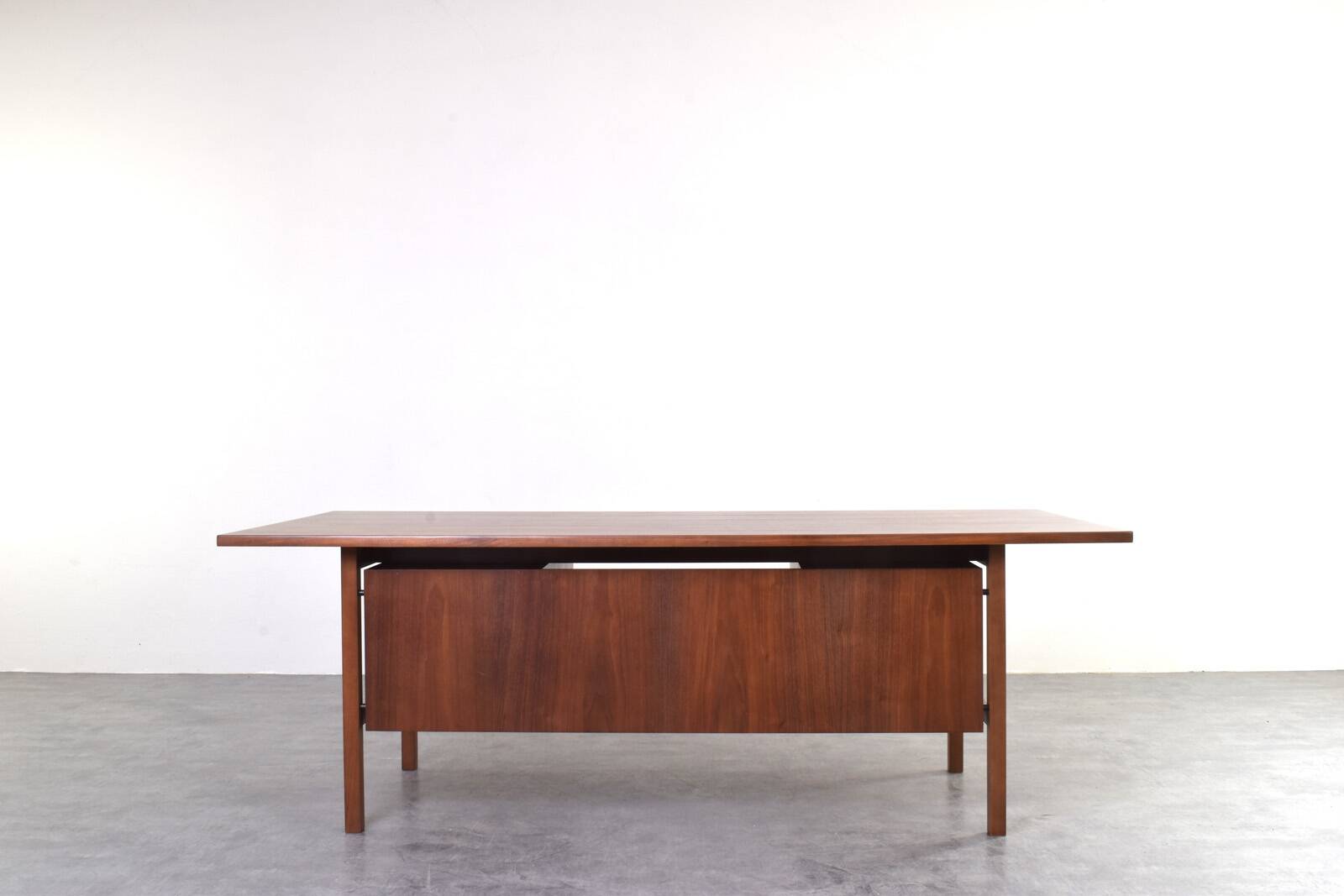 Mid-Century Large American Walnut Executive Desk