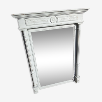 Miroir gris perle 105x78cm