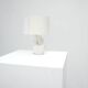 French ceramic bird lamp