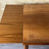 60s 70s teak dining table by Burchardt-Nielsen Made in Denmark