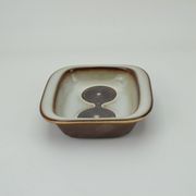 Plat en grès Grey Serie de Ejner Johansen pour Søholm Stentøj