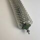 Vintage molded glass wall lamp