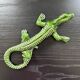Lézard vert en  céramique